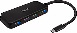 Aisens Hub Usb 3.1 Usb-c, Usb-c M-4x Tipo A H, Negro, 15cm | A109-0715 | 8436574708615
