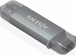 Aisens Lector De Tarjetas Sd, Micro Sd, Mmc, Rs-mmc, Mmc Micro, U | ASCR-2AC08-GR | 8435739901205