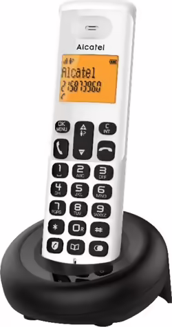 Alcatel E160 Teléfono Dect Identificador De Llamadas Negro | ATL1426694 | 3700601426694