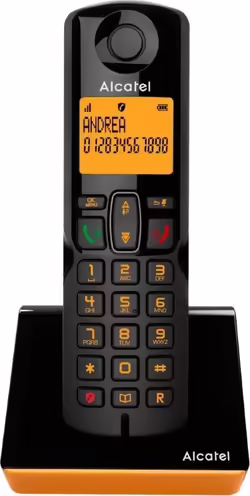 Alcatel S280 Solo Orange Teléfono Dect Identificador De Ll | ATL1425406 | 3700601425406
