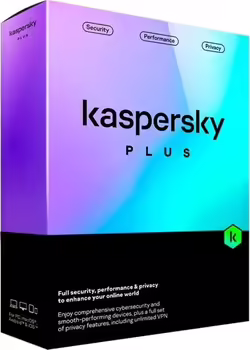 Antivirus Kaspersky Plus/ 3 Dispositivos/ 1 Año | KL1042S5CFS-Mini-ES | Hay 163 unidades en almacén