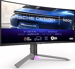 Aoc Porsche Pd34 Pantalla Para Pc 86,4 Cm (34``) 3440 x 1440 Pixe | 4056487052397 | 1.108,00 euros