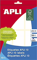 Apli 1651 Etiqueta Autoadhesiva Rectángulo Permanente Blan | 8410782016519 | 2,99 euros