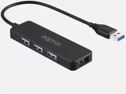 Approx Appc47 Adaptador Usb Hub 3 Puertos Usb 2.0 + 1puerto Usb 3 | 8435099531494