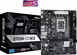 Asrock B760m-h2 M.2 Intel B760 Lga 1700 Micro Atx | 90-MXBN00-A0UAYZ | 4710483944215 | 82,99 euros