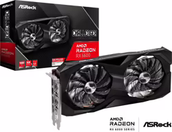 Asrock Challenger RX6600 CLD 8G AMD Radeon RX 6600 8 GB GDDR | 90-GA2RZZ-00UANF | Hay 62 unidades en almacén