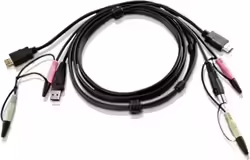 Aten Cable Kvm Hdmi Usb Con Audio De 1,8 M | 2L-7D02UH | 4710423776838