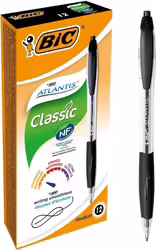 Bic Atlantis Classic Negro Bolígrafo De Punta Retrá | 8871321 | 3086123001312