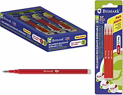 Bismark 327534 Recambio De Bolígrafo Rojo 3 Pieza(s) | 8430173275349 | 2,99 euros