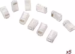 Bolsa 50 Conectores Aisens Rj45 8 Hilos Cat.5e Awg24 Blanco A138- | A138-0291 | 8436574702903