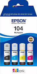 Botellas Epson 104 Ecotank Original Multipack C13t00p640 | 8715946684888 | 33,00 euros