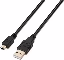 Cable Aisens Usb 2.0 Macho A Mini Usb 5 Pines 3m Negro A101-0026 | 8436574700251 | 1,99 euros
