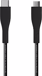Cable Aisens Usb Tipo-c Macho A Micro B Macho 2m 3a Negro A107-03 | A107-0350 | 8436574703504