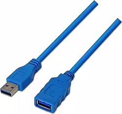 Cable Alargador Usb 3.0 Aisens A105-0046 Macho A Hembra Azul A105 | 8436574700459 | 3,79 euros