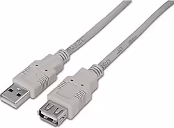 Cable Alargador Usb Aisens Macho A Hembra Blanco A101-0013 | 8436574700121 | 2,49 euros