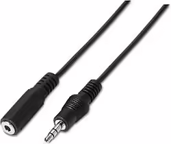 Cable Audio Mini Jack-3.5 Mt A Mini Jack-3.5 H 3mt Aisens A128-01 | A128-0146 | 8436574701456