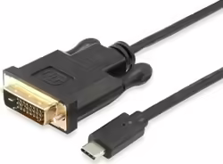 Cable Equip Usb-c Macho A Displayport Dvi 24+1 1.8m Negro 133468 | 4015867203743 | 18,44 euros