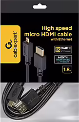 Cable Gembird Hdmi Macho A Micro Hdmi Macho 1.8m Negro Cc-hdmid-6 | 8716309072854 | 4,99 euros