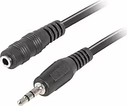 Cable Lanberg Audio Estereo Mini Jack 3.5mm Macho A Mini Jack 3.5 | CA-MJFJ-10CC-0015-BK
