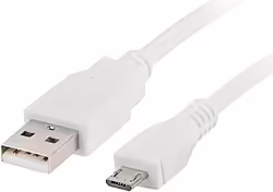 Cable Lanberg Usb 2.0 Macho A Micro Usb Macho 1metro Blanco Ca-us | CA-USBM-10CC-0010-W