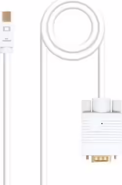 Cable Nanocable Mini Displayport Macho A Vga Macho 2m Blanco 10.1 | 10.15.4102 | 8433281008588