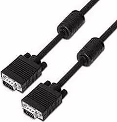 Cable Vga M A Vga M Aisens Con Ferrita 15m Negro A113-0075 | 8436574700749 | 10,89 euros