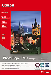 Canon Papel Fotográfico Plus Sg-201, 10x15, 50sheets | 1686B015 | 4960999405339