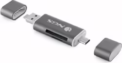 Card Reader Externo Ngs Tarjetas Microsd Sd Conectores Usb Microu | ALLYREADER | 8435430608403