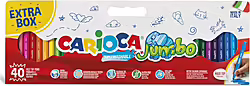 Carioca 41258 Marcador 40 Pieza(s) Grueso Colores surtidos | 8003511412586 | 11,99 euros