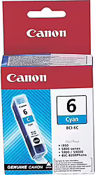 Cartucho Canon 4706a002 Bci-6c Cian | 5052178015565 | 11,99 euros