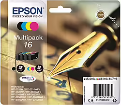 Cartucho Epson 16 Multipack 4colores C13t16264022 | 8715946624976 | 49,00 euros