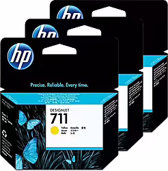 Cartucho Hp 711 Cz136a Amarillo 3 Ud. | 8861128411954 | 79,99 euros