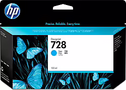 Cartucho Hp 728 130-ml Cyan F9j67a | 0888793397862 | 101,99 euros