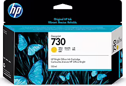 Cartucho Hp 730 Original Rendimiento Estándar Amarillo P2v | P2V64A | 0190781726951