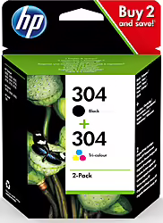 Cartucho Pack 4 Tintas Hp 304 3jb05ae | 0193015225206 | 29,49 euros