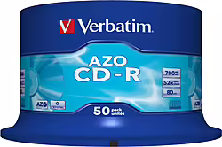 Cd-r Verbatim 50 Unidades 700mb 52x 43343 | 0023942433439 | 21,99 euros