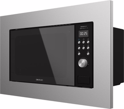 Cecotec 01380 Microondas Negro, Acero Microondas Con Grill Integr | 8435484013802