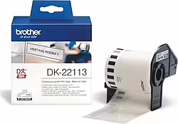 Cinta Brother Dk22113 Pelicula Continua Transparente  62x 5,24mm | 4977766628235 | 52,99 euros