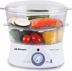 Cocina Al Vapor Orbegozo Co 4000 Capacidad 5l 2 Recipientes + Rec | 8436044528804 | 21,99 euros