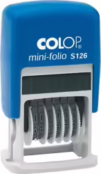 Colop S 126 Autoentintado Sello Numerador | 104941 | 9004362373353 | 8,49 euros