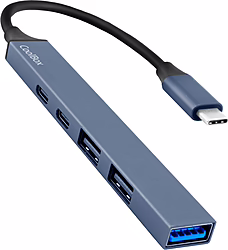 Coolbox Minidock 5 Aluminio Usb-c + Pd 100w 2x Usb-a 1x Usb-c 1x  | COO-HUB5-C | 8436624420986