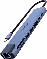 Coolbox Minidock C81 Aluminio Usb-c A Hdmi 4k 2xusb-a Pd 100w Usb | COO-DOCK-C-81 | 8436624420276
