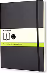 Cuaderno Moleskine Extra Grande Liso Tapa Blanda Negro Qp623 | 9788883707261 | 20,99 euros
