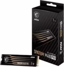 Disco Duro M2 Ssd 1tb Pcie4 Msi Spatium M480 Pro | S78-440L1G0-P83 | 4711377105590 | 90,53 euros