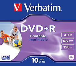 Dvd+r Verbatim 10 Unidades 4.7gb 16x 43508 | 0239424350822 | 11,49 euros