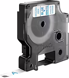Dymo D1 Etiquetas Estandar Azul Sobre Blanco 9mm X 7m Poliester | S0720690 | 5411313409148