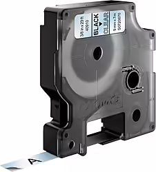 Dymo D1 Etiquetas Estandar Negro Sobre Transparente 9mm X 7m Poli | S0720670 | 5411313409100