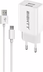 Eightt Cargador Smartphone   Tablet Micro Usb 5v 2.4a Con Cable M | ECW-M | 8425402168448