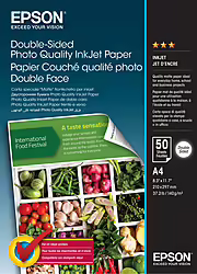 Epson Double-sided Photo Quality Inkjet Paper - A4 - 50 Sheets | C13S400059 | 8715946645575
