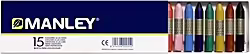 Estuche 15 Ceras Manley Colores Surtidos Mnc00055 | 8414326000552 | 4,99 euros